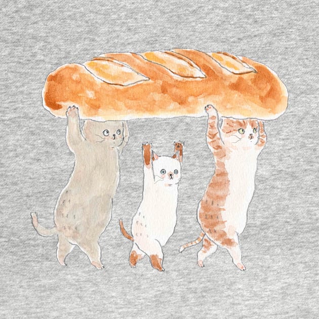 Bread cats by TOCOROCOMUGI